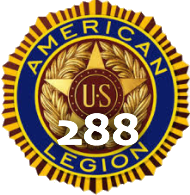 logo for american legion post 288